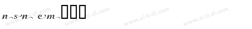 Winston Medium字体转换
